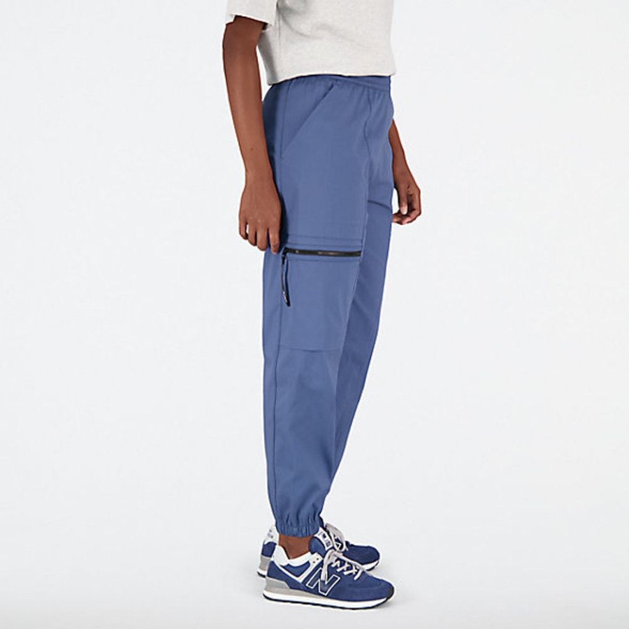 Mulheres New Balance Calcas E Leggings | Calcas At Woven Pant