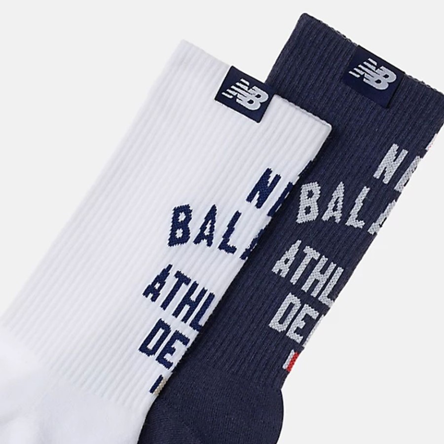 Homens New Balance Socks | Lifestyle Midcalf Socks 2 Pack