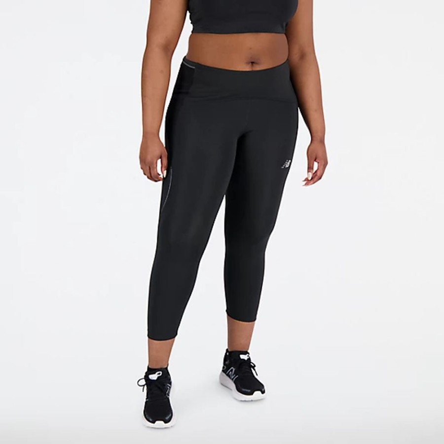 Mulheres New Balance Calcas E Leggings | Impact Run Crop