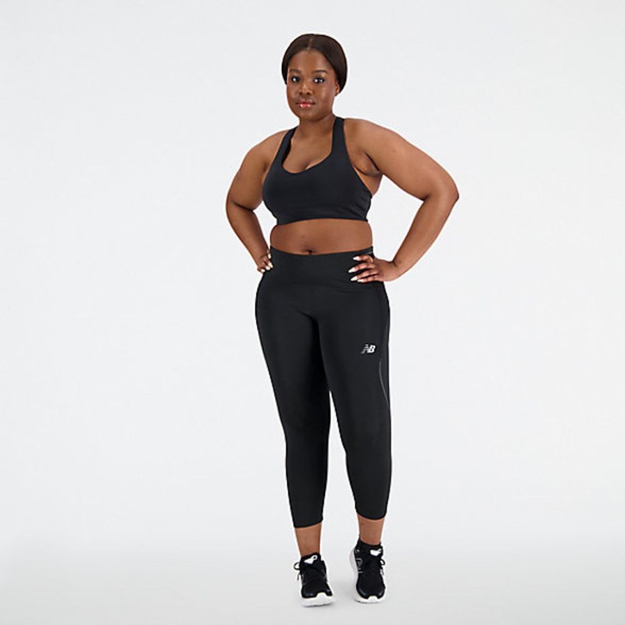 Mulheres New Balance Calcas E Leggings | Impact Run Crop