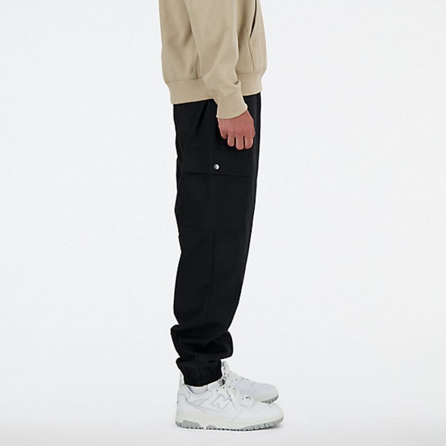 Homens New Balance Calcas E Leggings | Twill Cargo Jogger