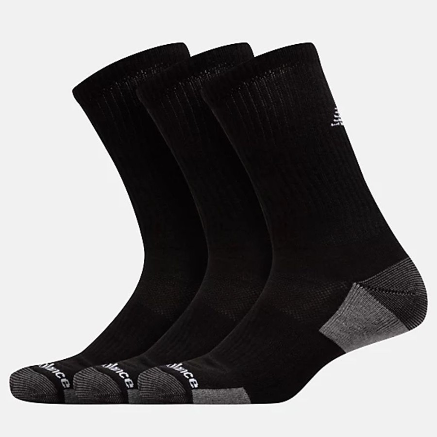 Homens New Balance Socks | Essentials Cushioned Crew Socks 3 Pack