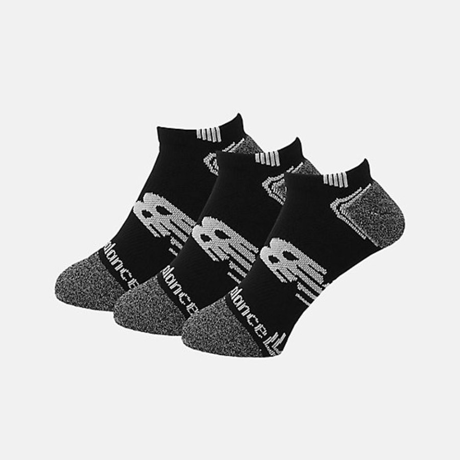 Homens New Balance Socks | No Show Run Sock 3 Pack