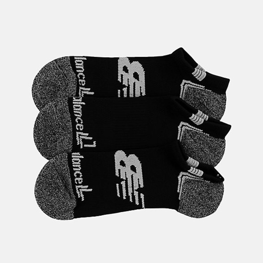 Homens New Balance Socks | No Show Run Sock 3 Pack