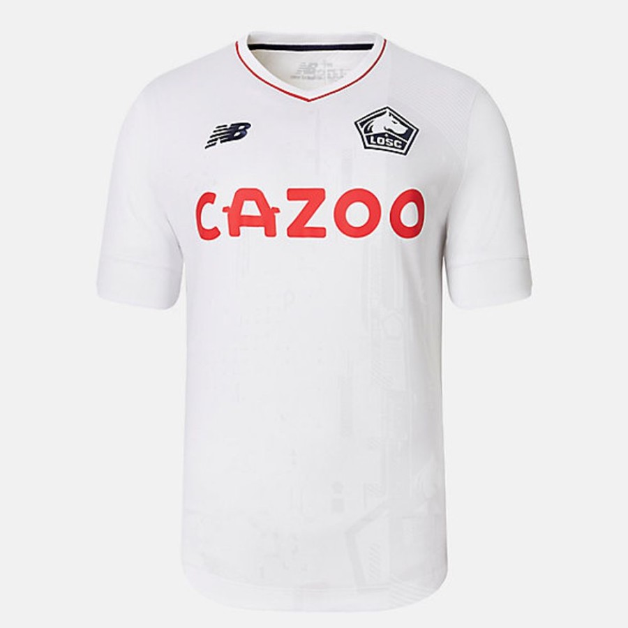 Crianca New Balance | Lille Losc Away Junior Short Sleeve Jersey