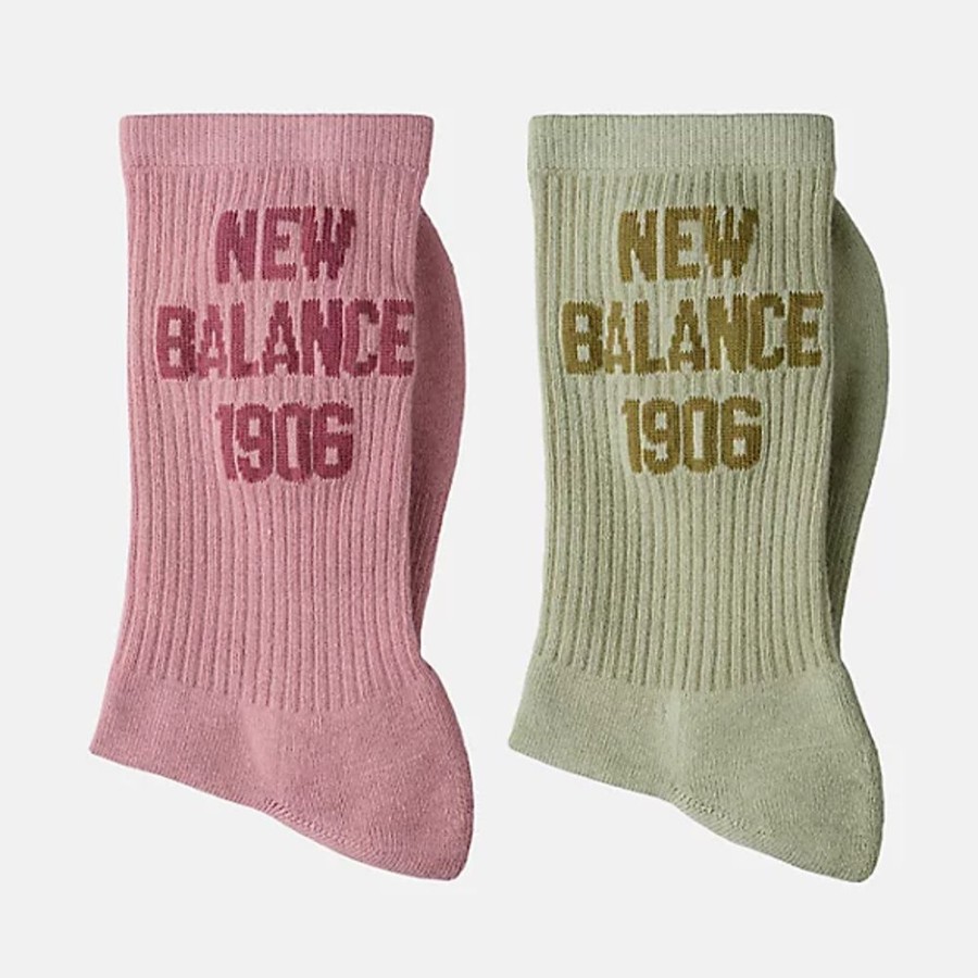 Homens New Balance Socks | 1906 Midcalf Socks 2 Pack