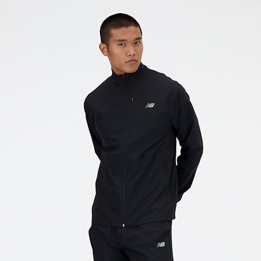 Homens New Balance Casacos | Stretch Woven Jacket