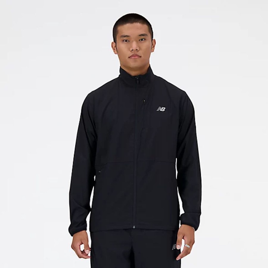 Homens New Balance Casacos | Stretch Woven Jacket